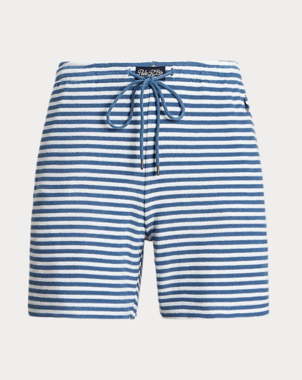 POLO Ralph Lauren Cotton Blend Terry Sleep Shorts MSRP $52
