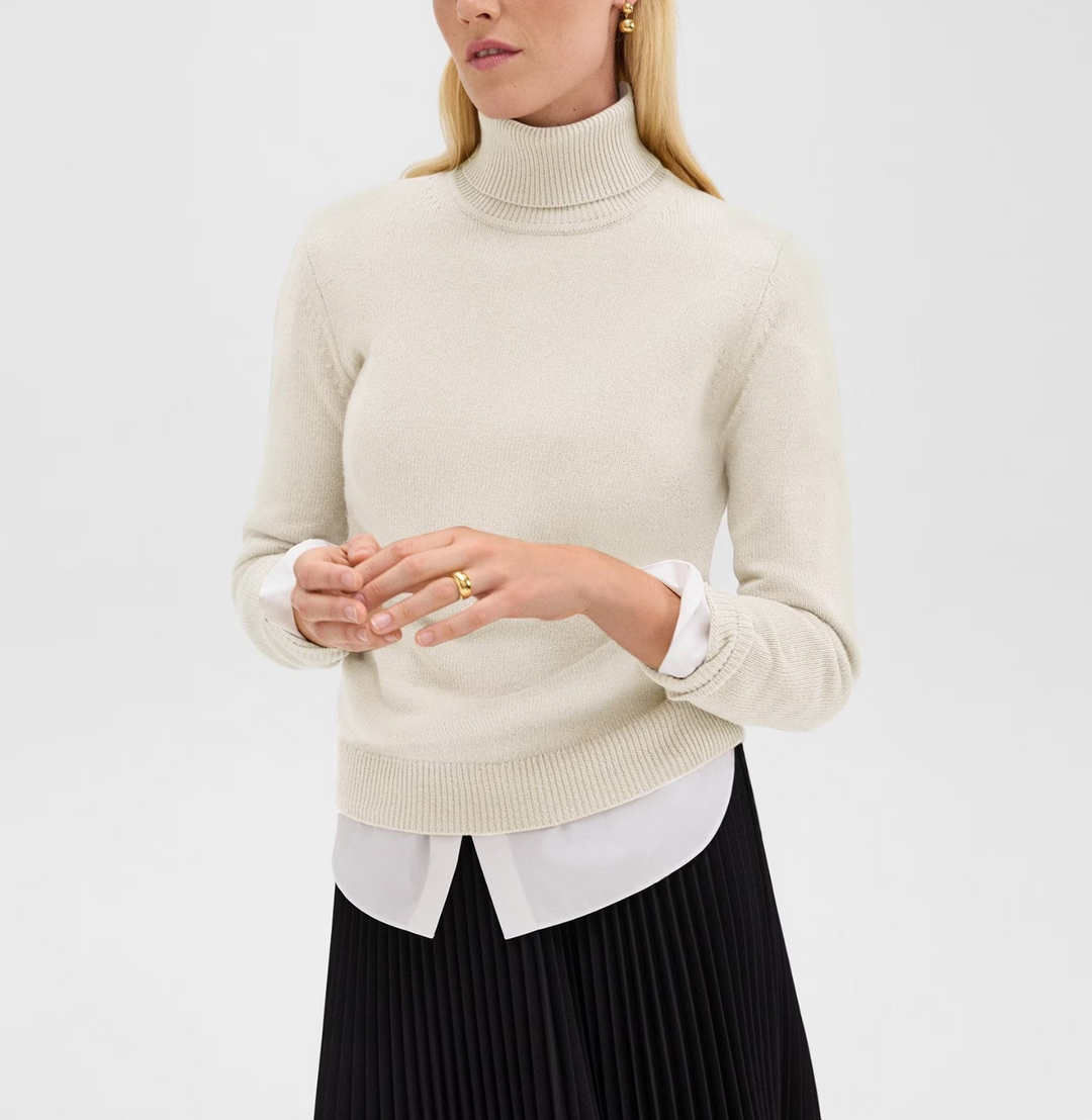 Theory Cashmere Turtleneck Sweater MSRP $345