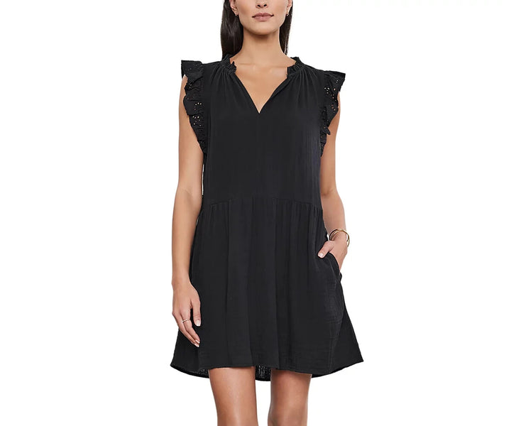 Velvet by Graham & Spencer Grace Ruffle Sleeve Mini Dress MSRP $219