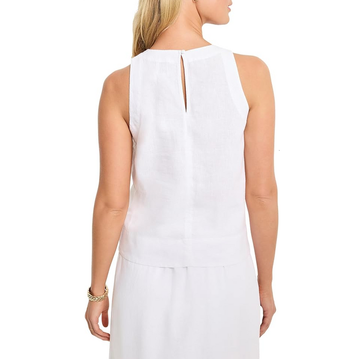 NIC+ZOE Rumba Linen Pop On Tank MSRP $79