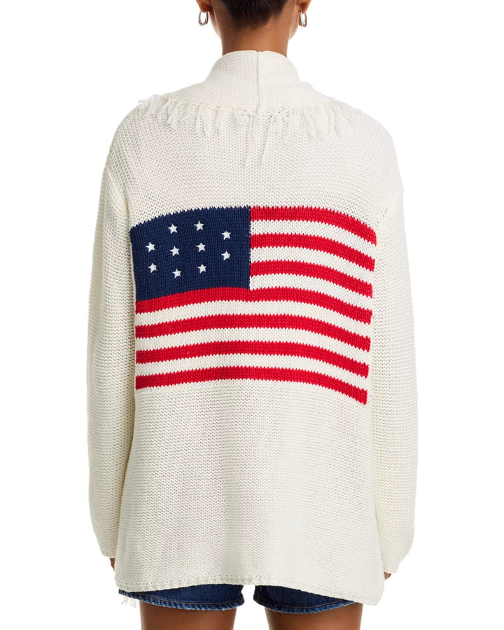 Vintage Havana Flag Graphic Cardigan MSRP $98