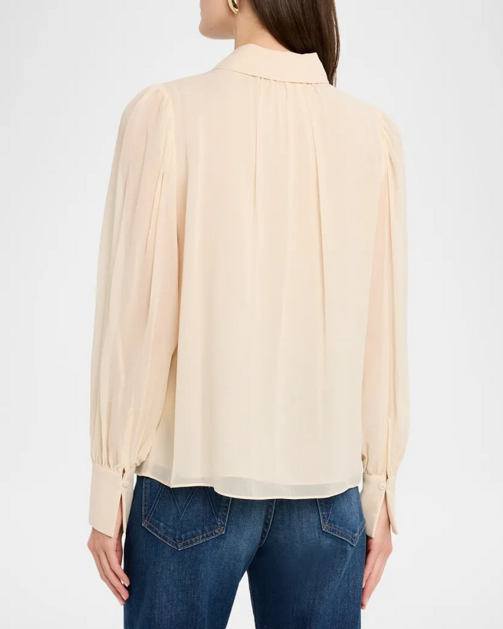 Ramy Brook Claire Blouse Bone MSRP $395