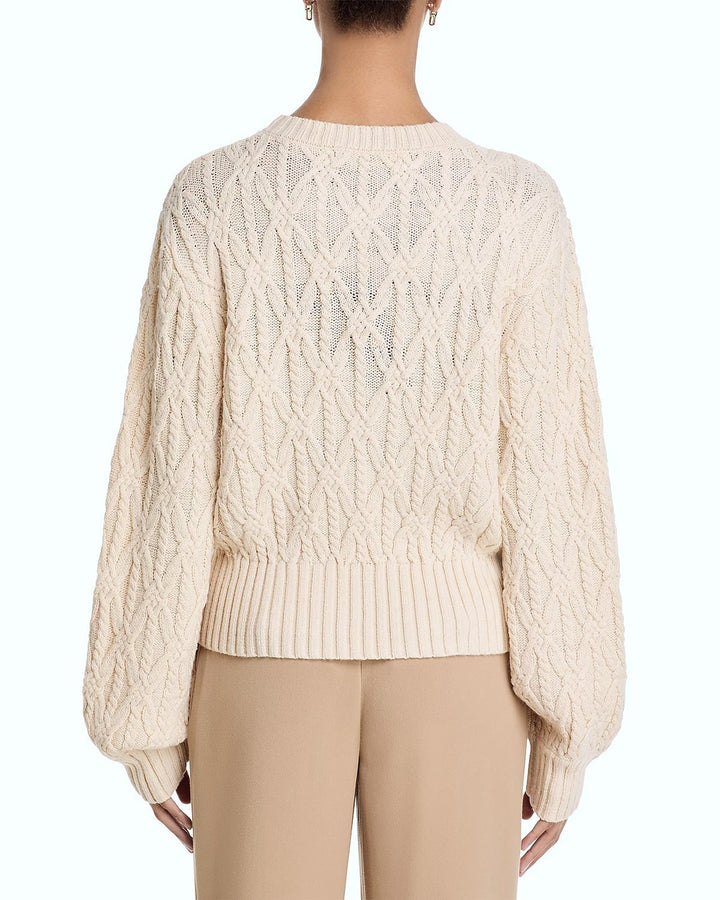 FRENCH CONNECTION Layon Cable Knit Sweater MSRP $158