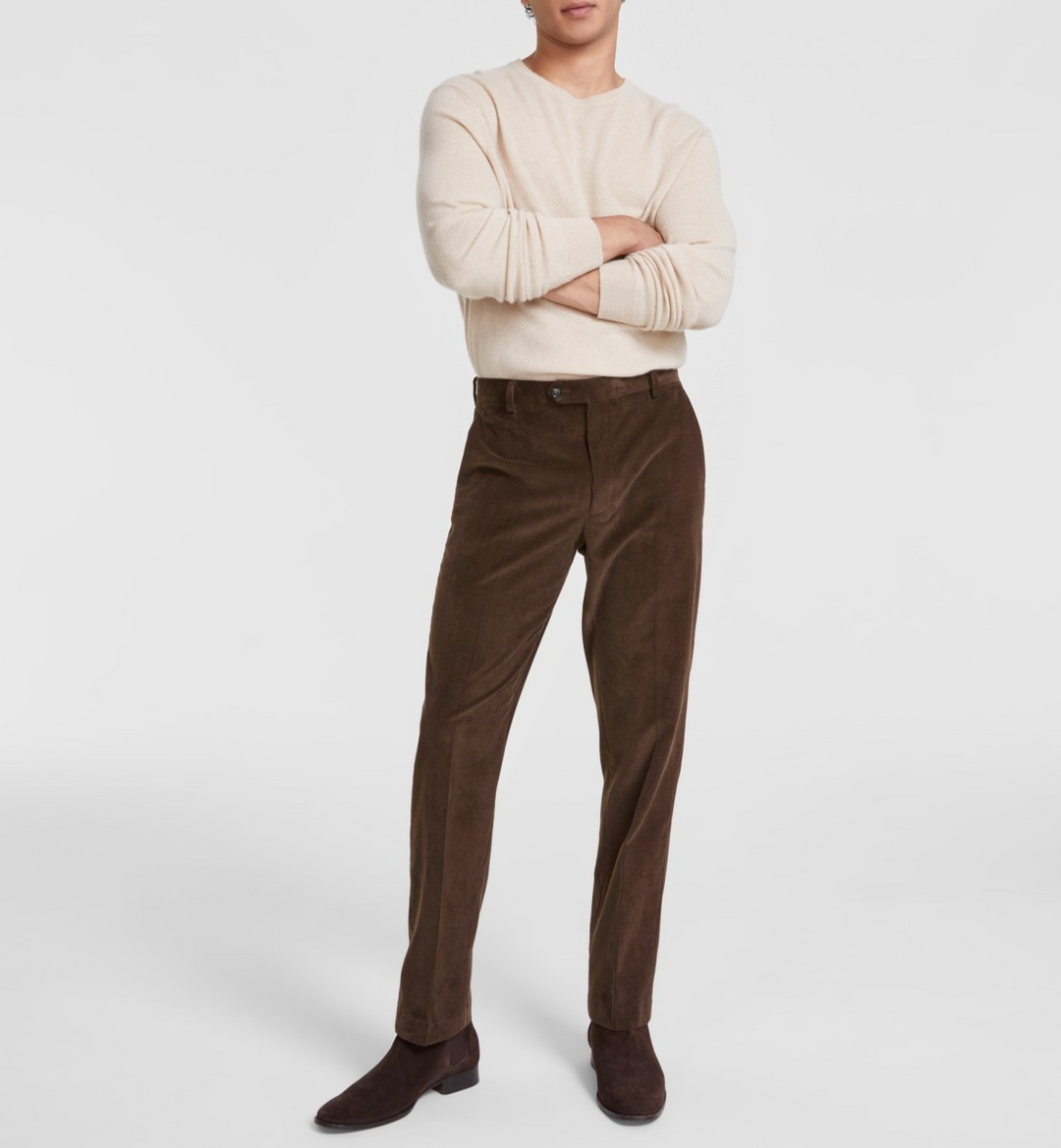 Tommy Hilfiger Men's Modern-Fit Solid Corduroy Pants MSRP $95