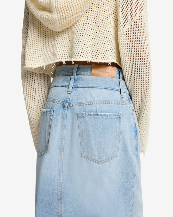 7 for All Mankind Double Waisted Skirt MSRP $228