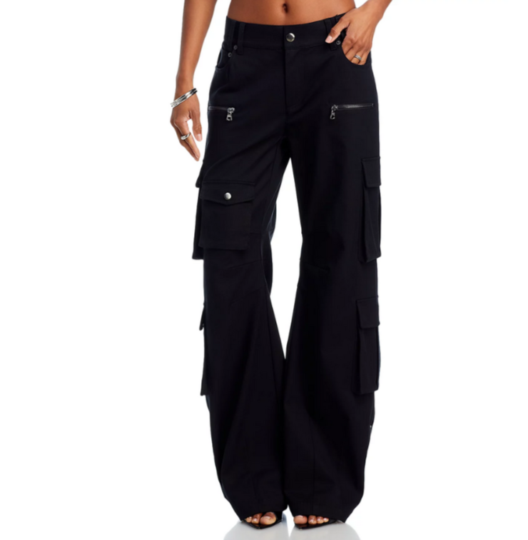Alice and Olivia Akers Oversized Cargo Pants MSRP $440