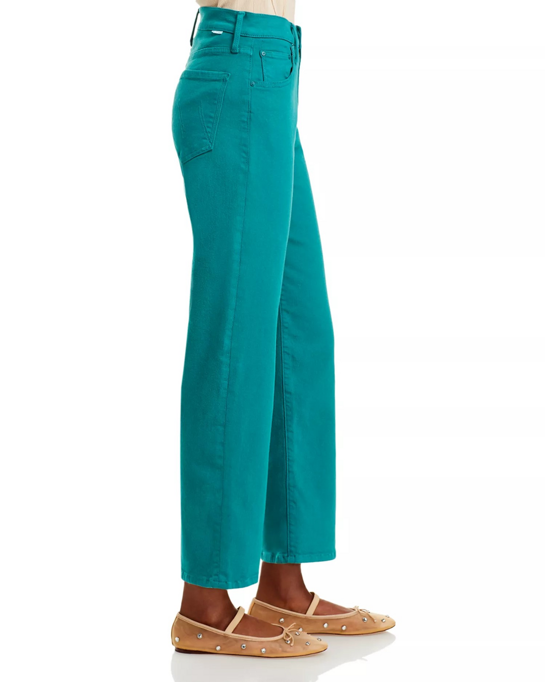 MOTHER The Rambler High Rise Ankle Straight Jeans MSRP $218