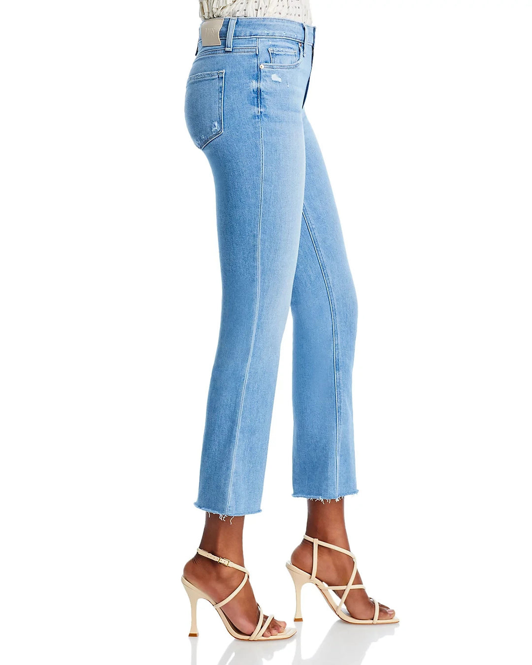 PAIGE Colette High Rise Crop Flare Jeans MSRP $229