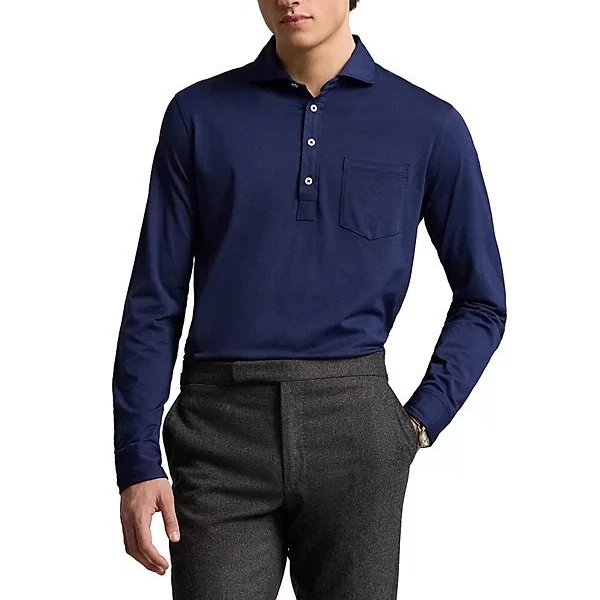 Polo By Ralph Lauren Lisle Long-Sleeve Polo Shirt MSRP $168