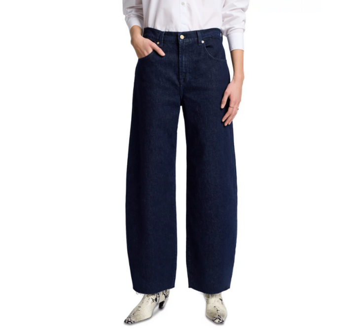 7 For All Mankind Bonnie High Rise Barrel Jeans MSRP $228
