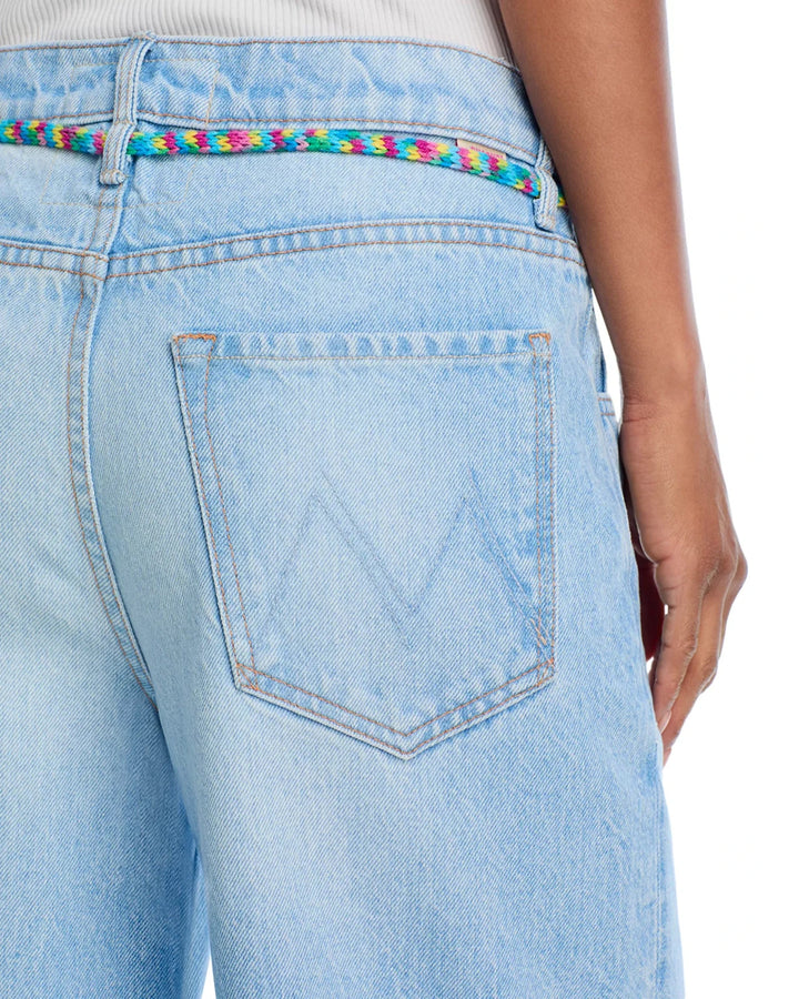 Mother the Shoelace Fun Dip Nerdy High Rise Jeans MSRP $258