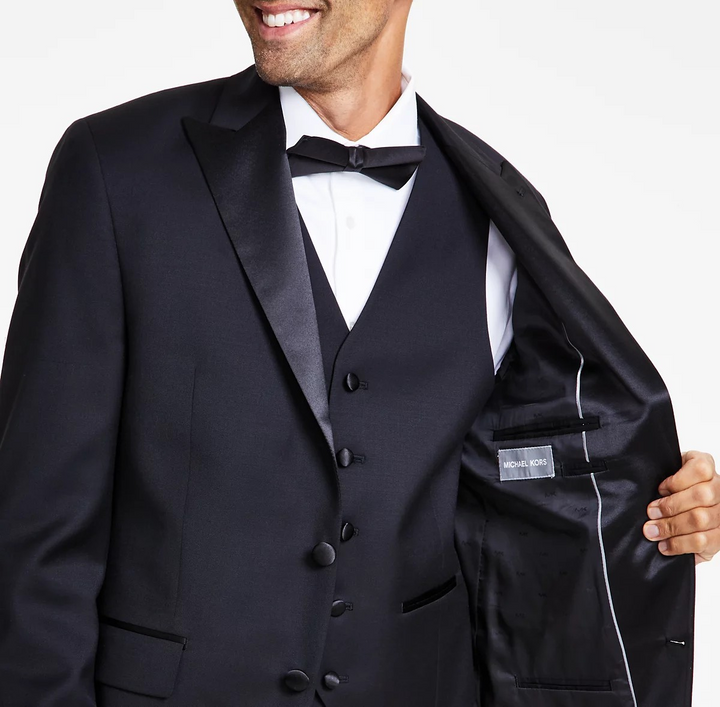 Michael Kors Men's Classic-Fit Stretch Tuxedo Jacket MSRP $450