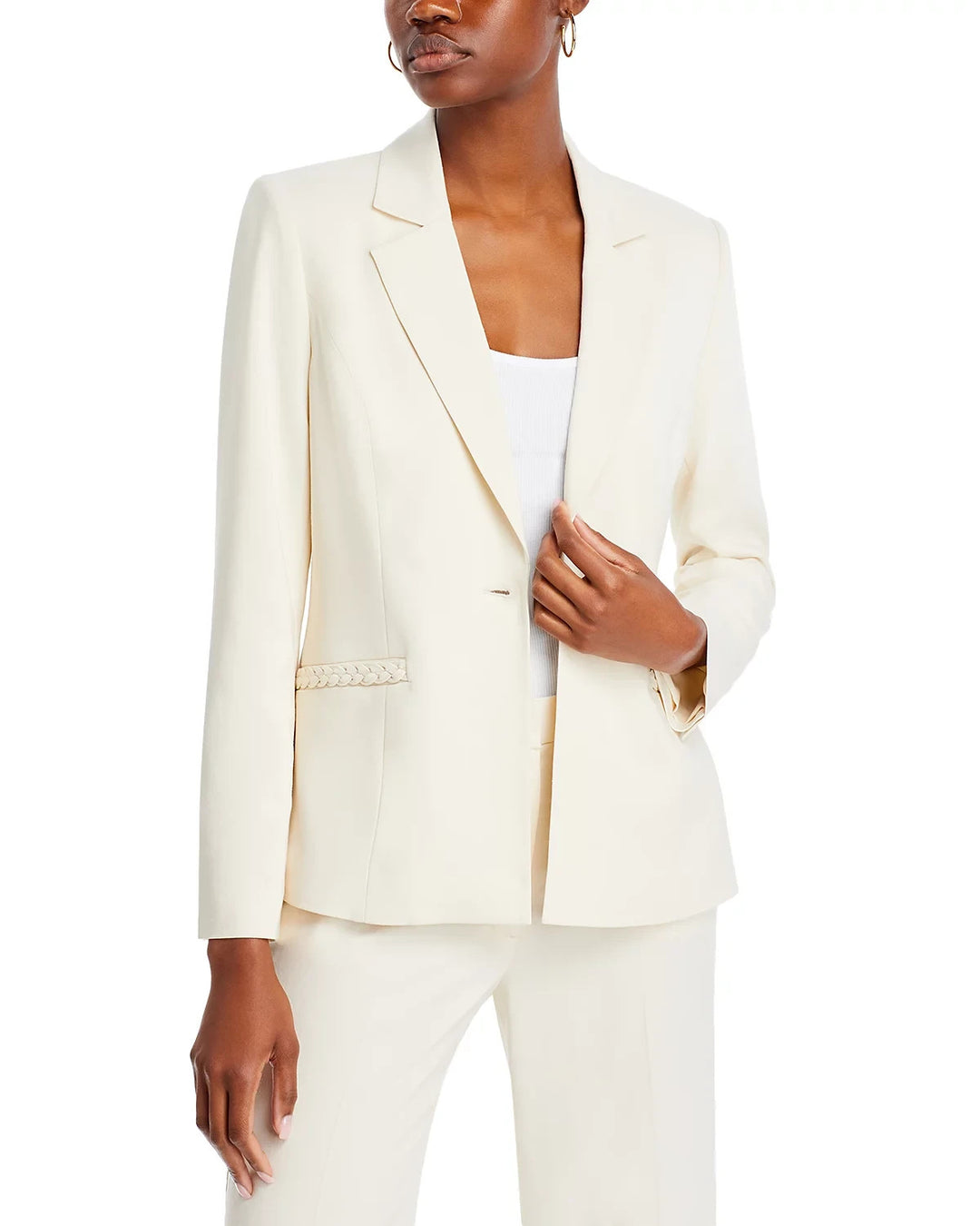 T Tahari Single Button Blazer MSRP $148