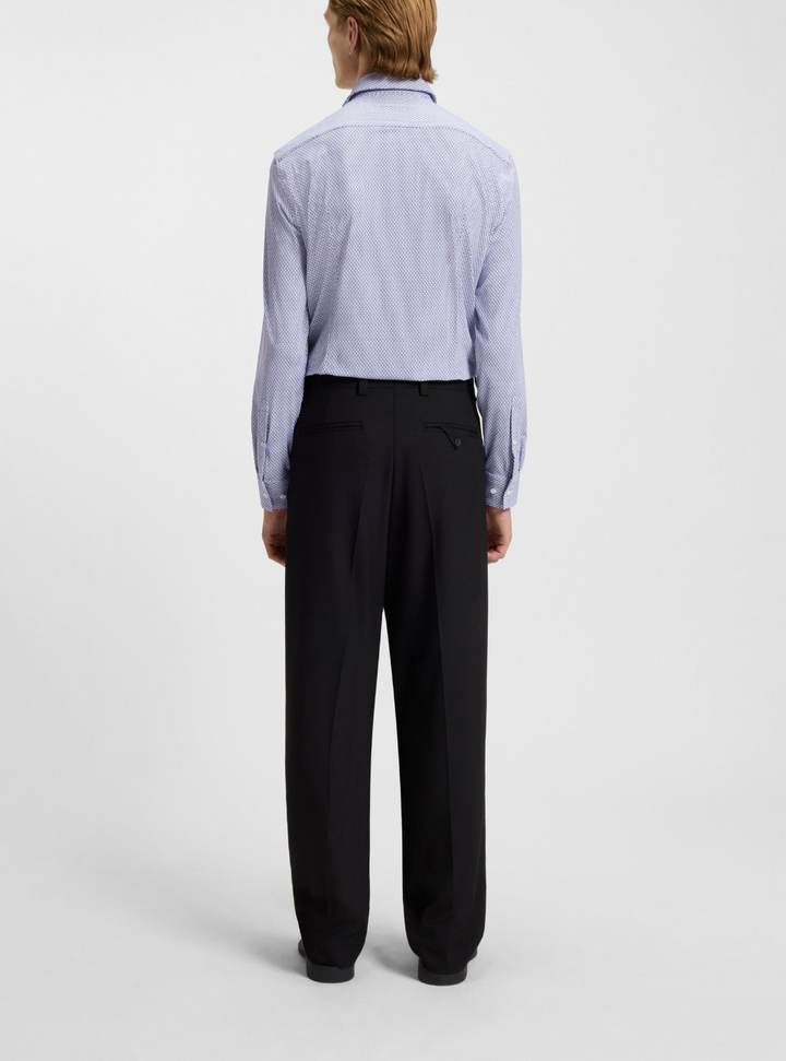 Boss Printed slim-fit cotton shirt MSRP $149