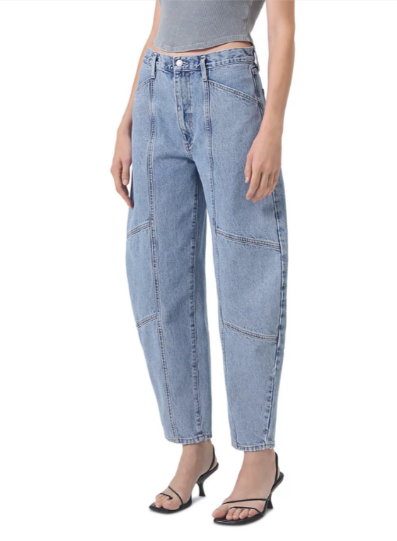 AGOLDE Mara Bowed Jeans