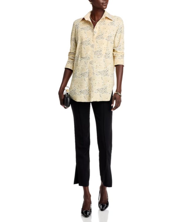 Chiara Boni La Petite Robe Printed Top MSRP $420