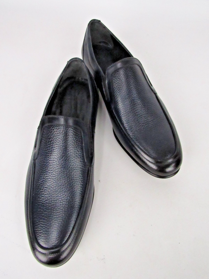 Elegant Men’s Calf Leather Loafers with Microlight Sole – Handcrafted Size EU 41