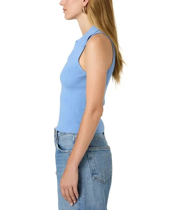 FRENCH CONNECTION Cosysoft V Neck Knit Tank Top MSRP $88