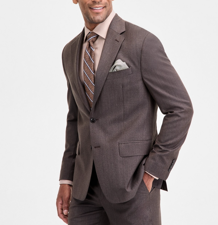 Michael Kors Men's Classic-Fit Wool-Blend Suit Separate Jacket MSRP $450
