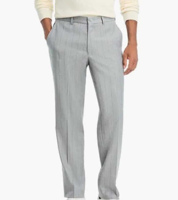 Vince Tonal Striped Classic Fit Suit Pants MSRP $348