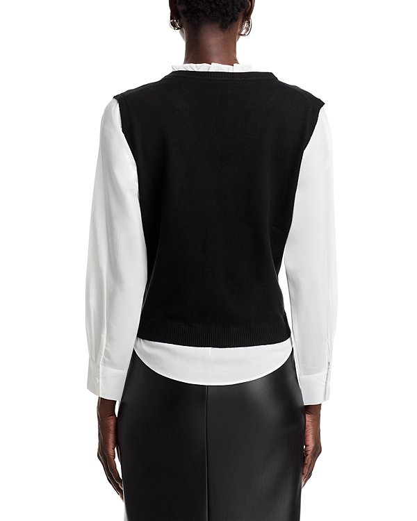 Sioni Layered Look Sweater MSRP $118