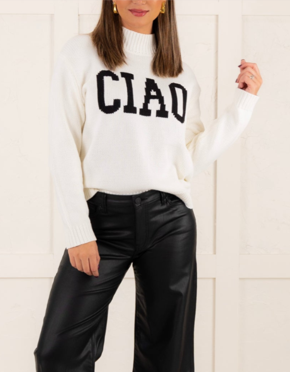 Z Supply Ciao Intarsia Sweater