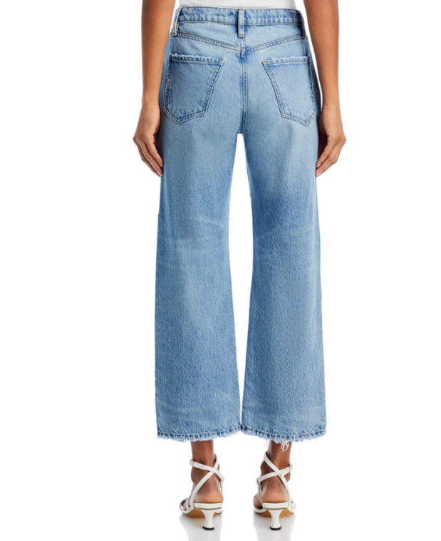FRAME Le Jane High Rise Ankle Wide Leg Jeans MSRP $278