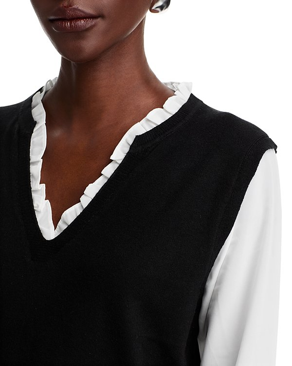 Sioni Layered Look Sweater MSRP $118