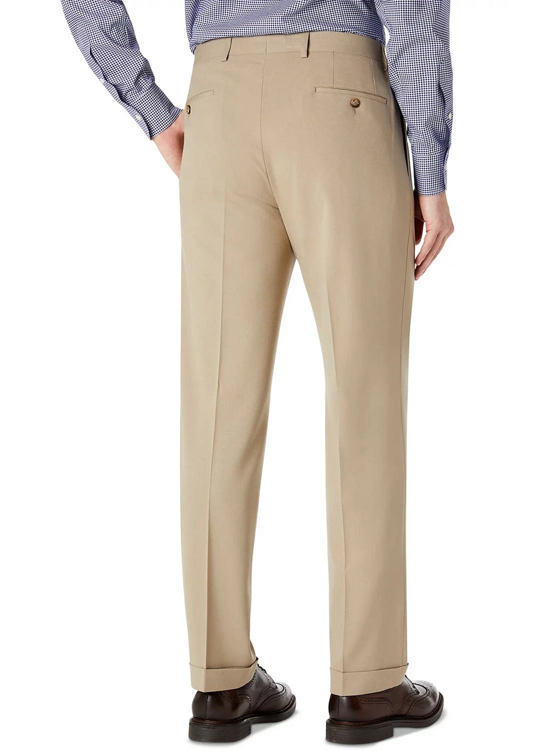Lauren Ralph Lauren Men's Classic-Fit Solid Pleated Dress Pants MSRP $95