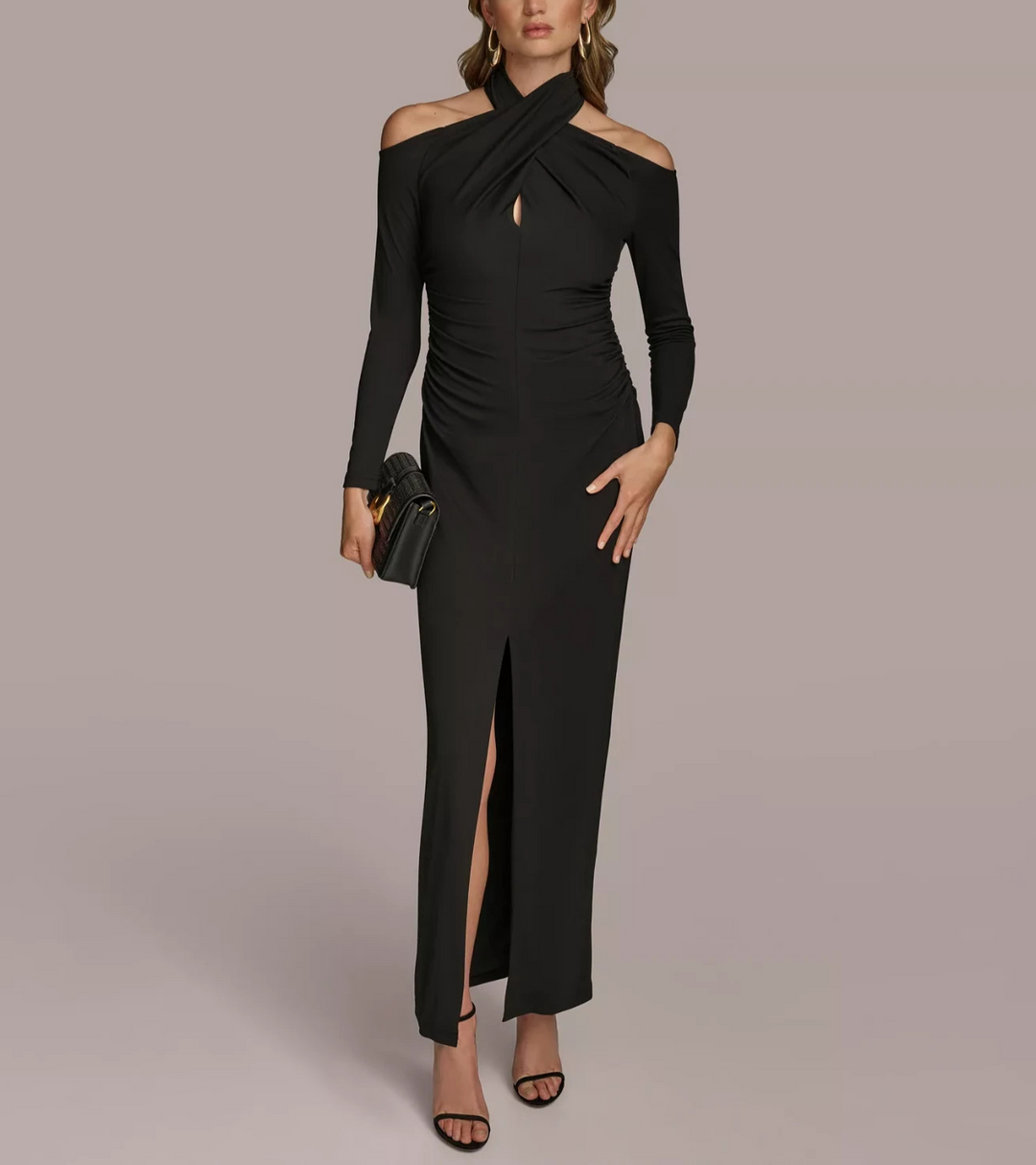 Donna Karan New York Cold-Shoulder Gown MSRP $219