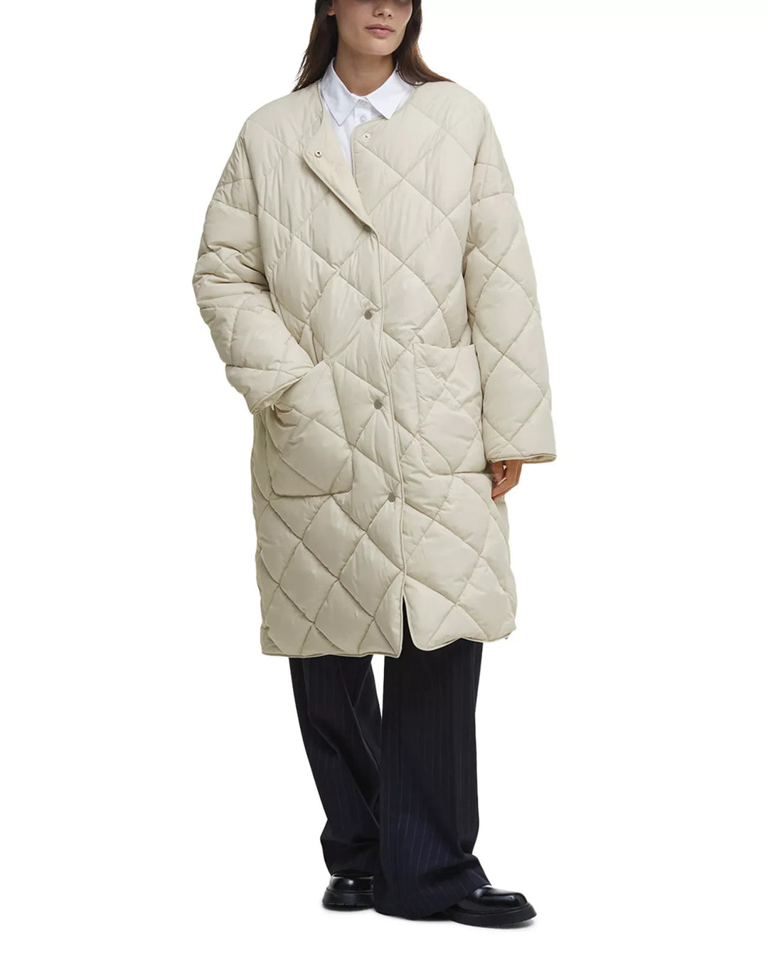 Barbour Brigitte Puffer Coat with Scarf MSRP $425