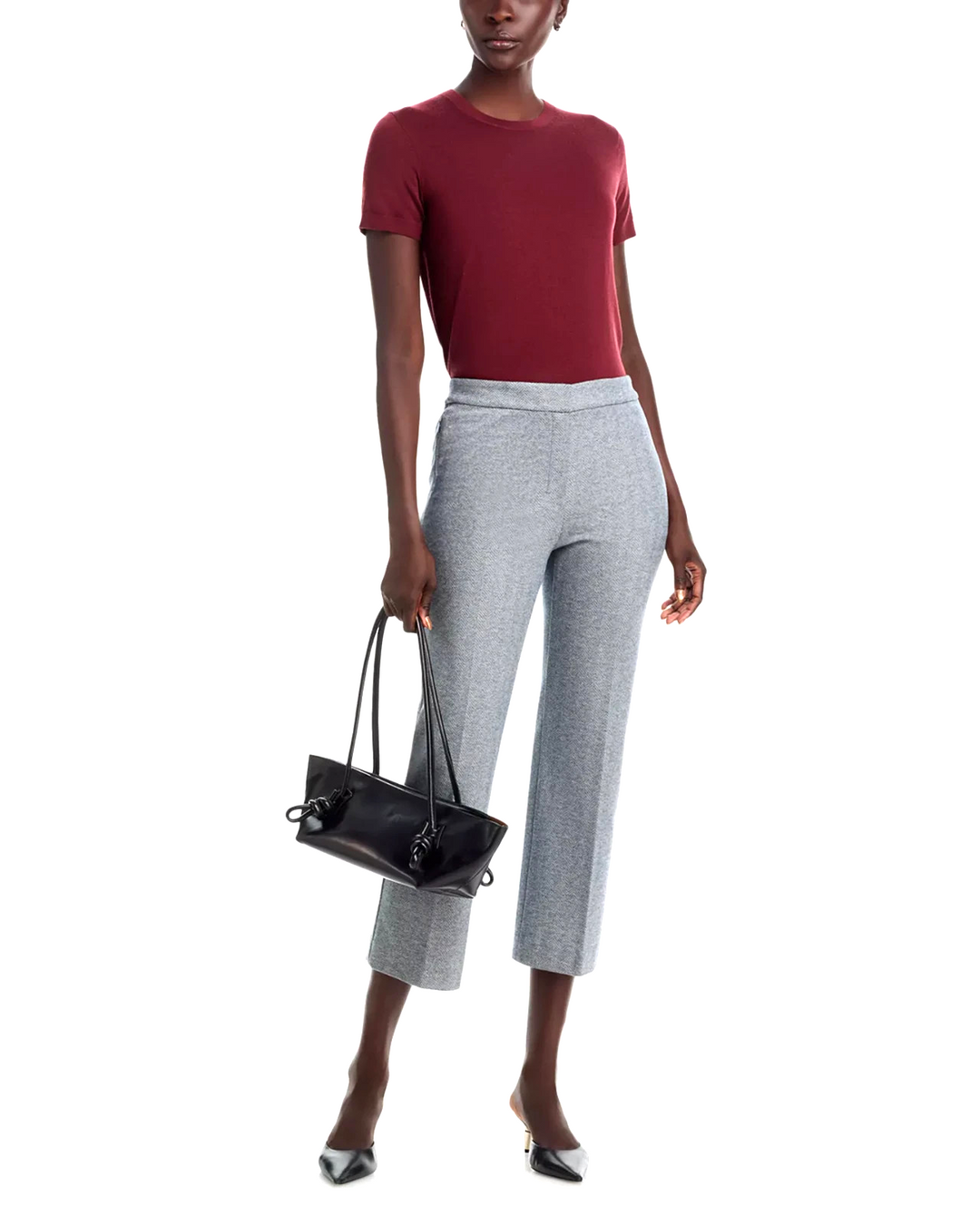 Theory Cropped Kick Flare Pants MSRP $295