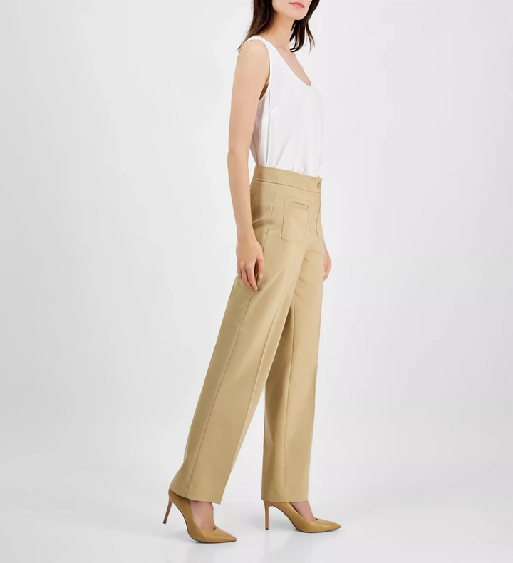 Anne Klein Women's Patch-Pocket Trousers MSRP $89