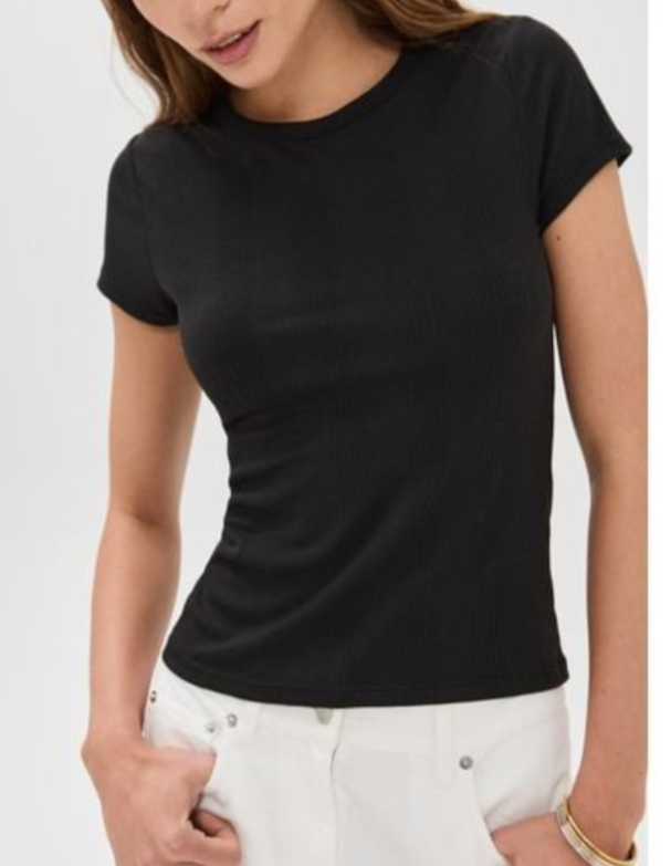 Z Supply Ribbed Jersey Tee MSRP $44