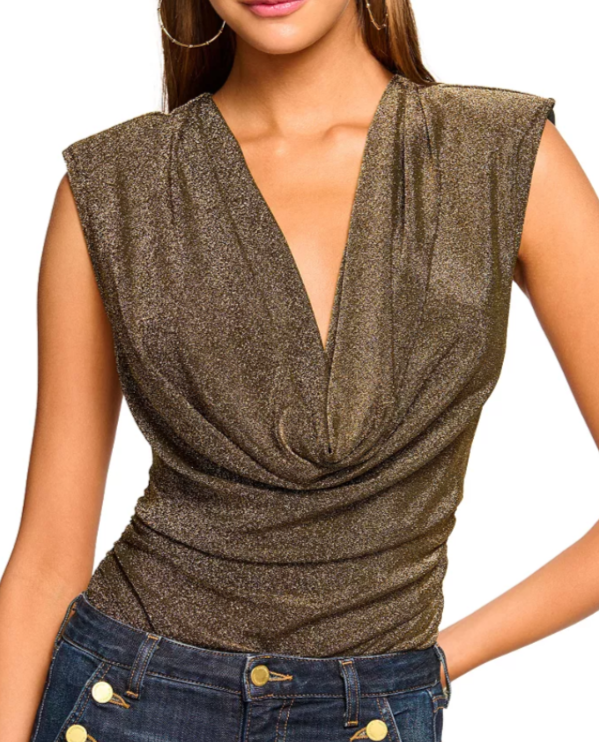 Ramy Brook Consuela Cowl Neck Top MSRP $245