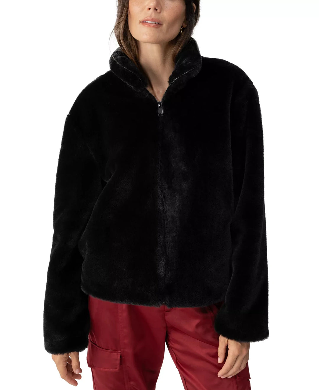 Sanctuary Lux Faux Fur Coat MSRP $129