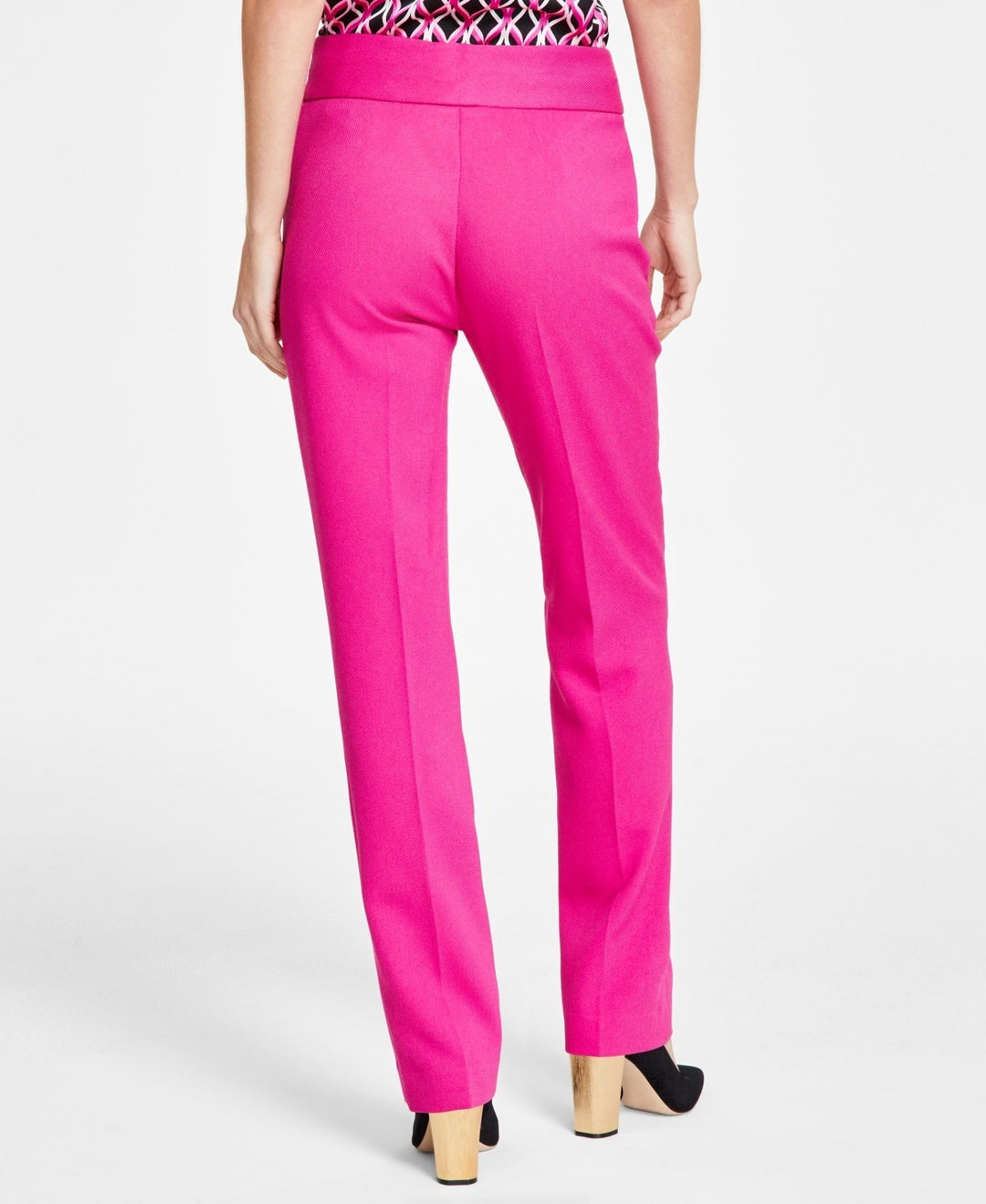 Tahari ASL Mid-Rise Flare-Leg Pants MSRP $99