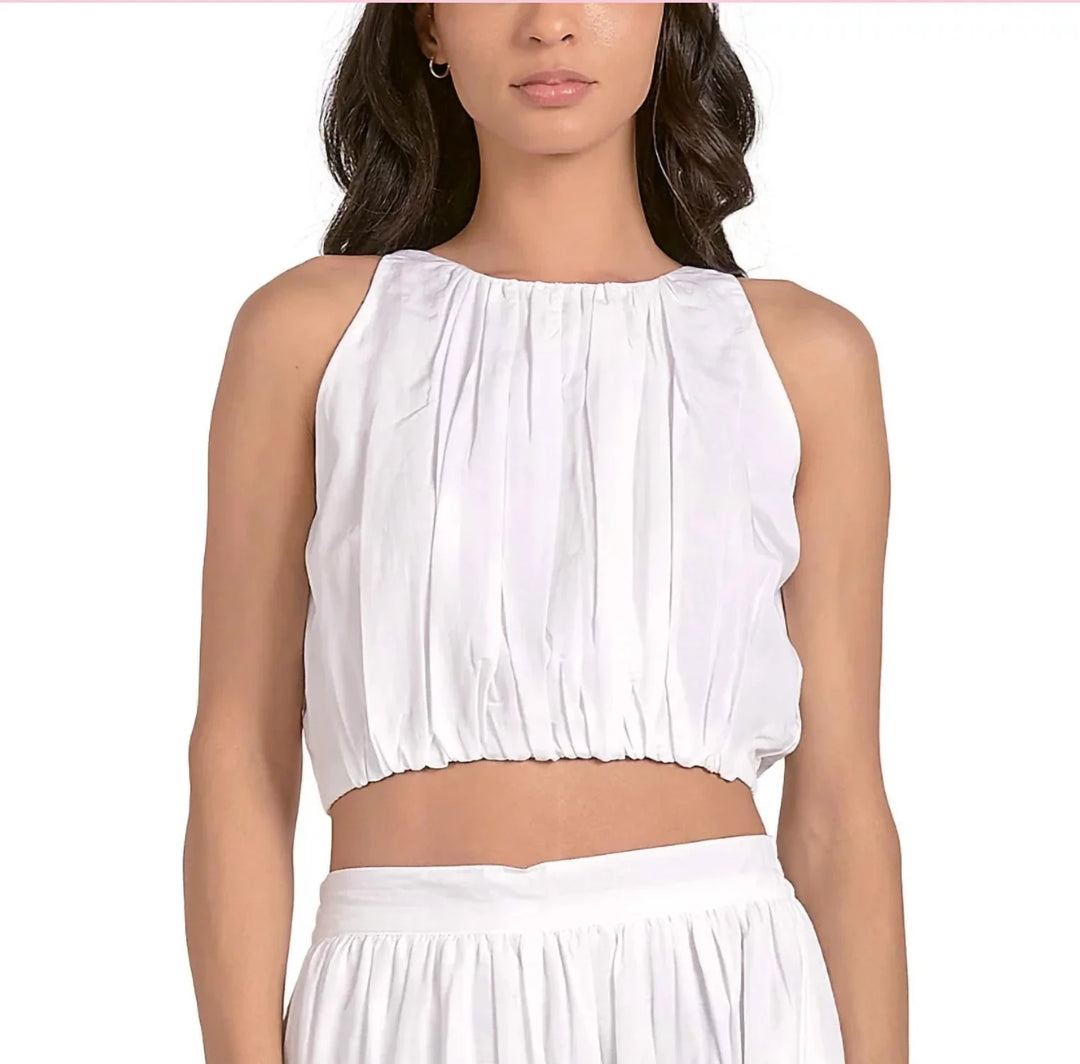 Elan Elastic Halter Top MSRP $59