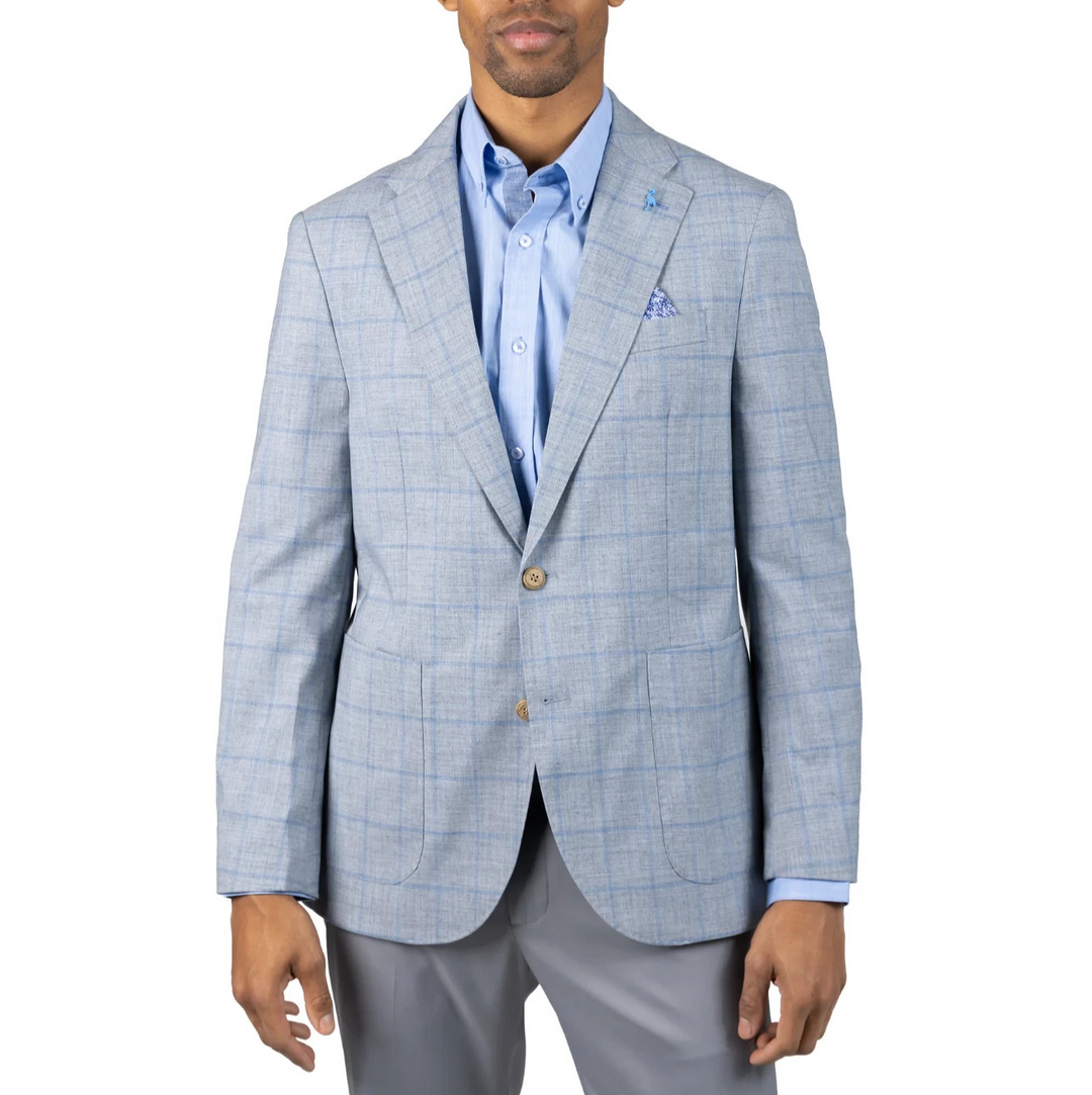 Tailorbyrd Melange Windowpane Sport Coat MSRP $325