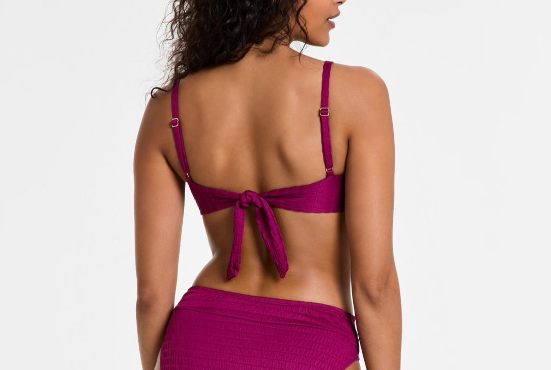 Bar III Pucker up V-Wire Bralette Bikini Top MSRP $34