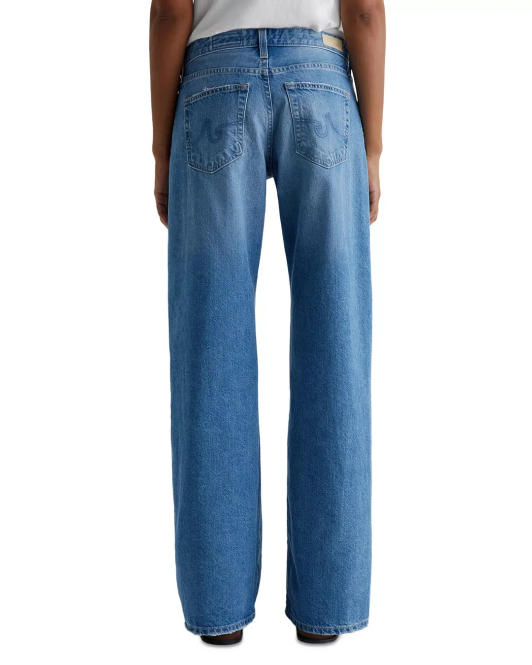 AG Adria Low Rise Wide Leg Jeans MSRP $225