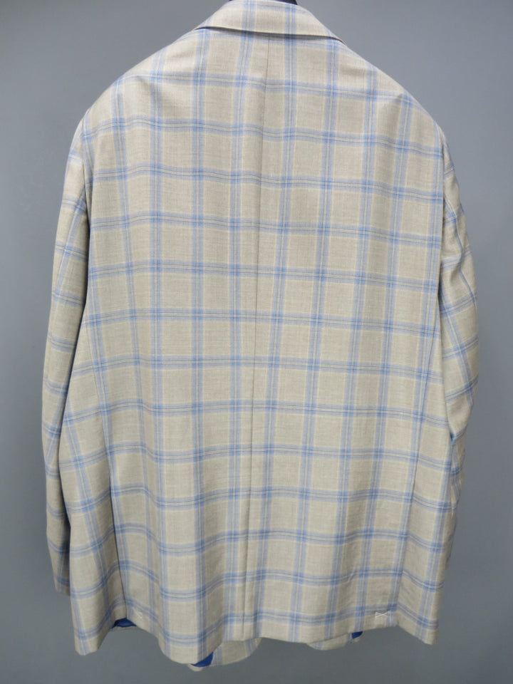 Hart Schaffner Marx New York Plaid Wool Sport Coat MSRP $595
