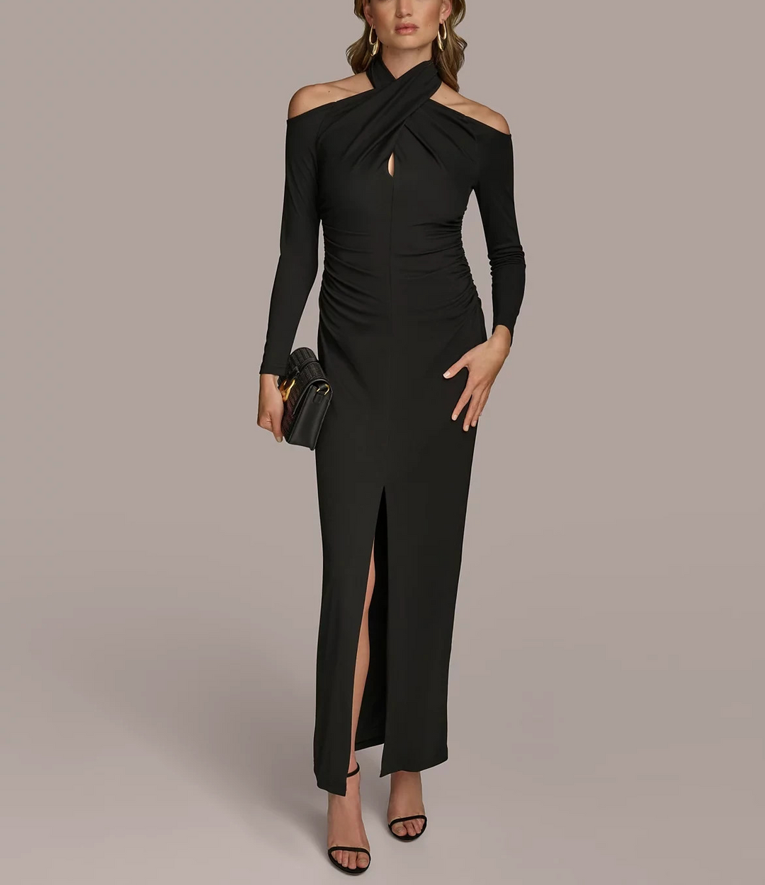 Donna Karan New York Cold-Shoulder Gown MSRP $219