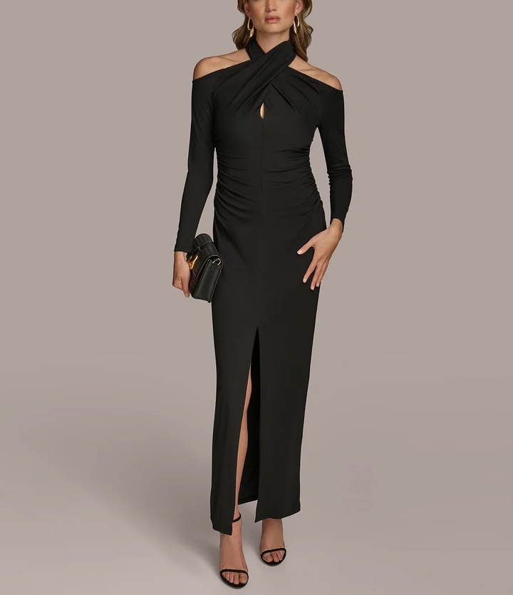 Donna Karan New York Cold-Shoulder Gown MSRP $219