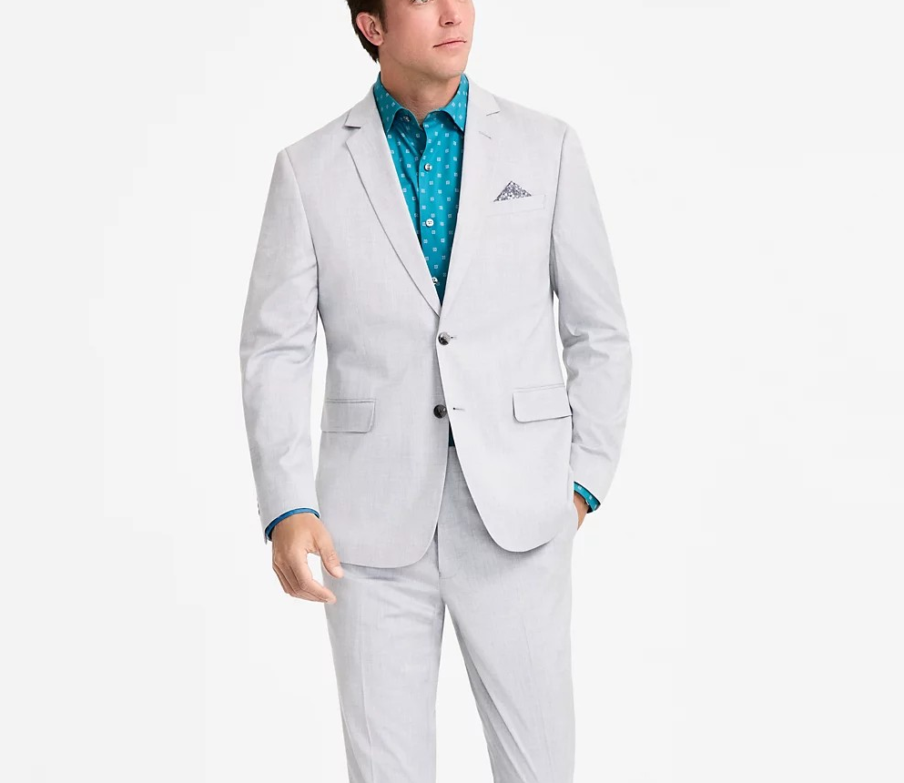 Nick Graham Men's Slim-Fit Stretch Suit Jacket MSRP $395