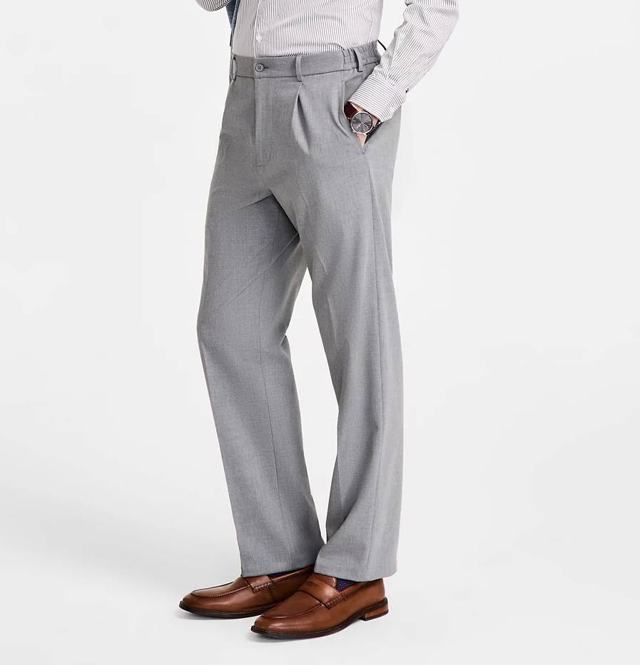 Tommy Hilfiger Men's Modern-Fit Dress Pants MSRP $95