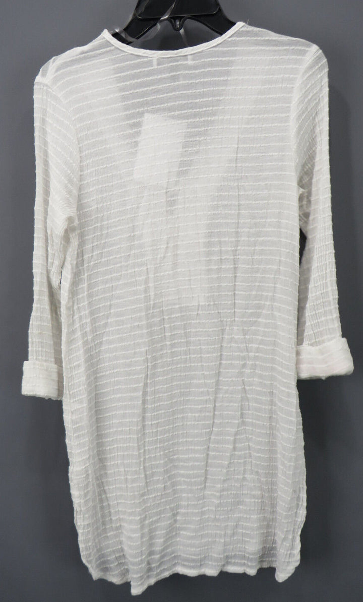 J. Valdi Lace Up Shirt Swim Cover Up MSRP $58
