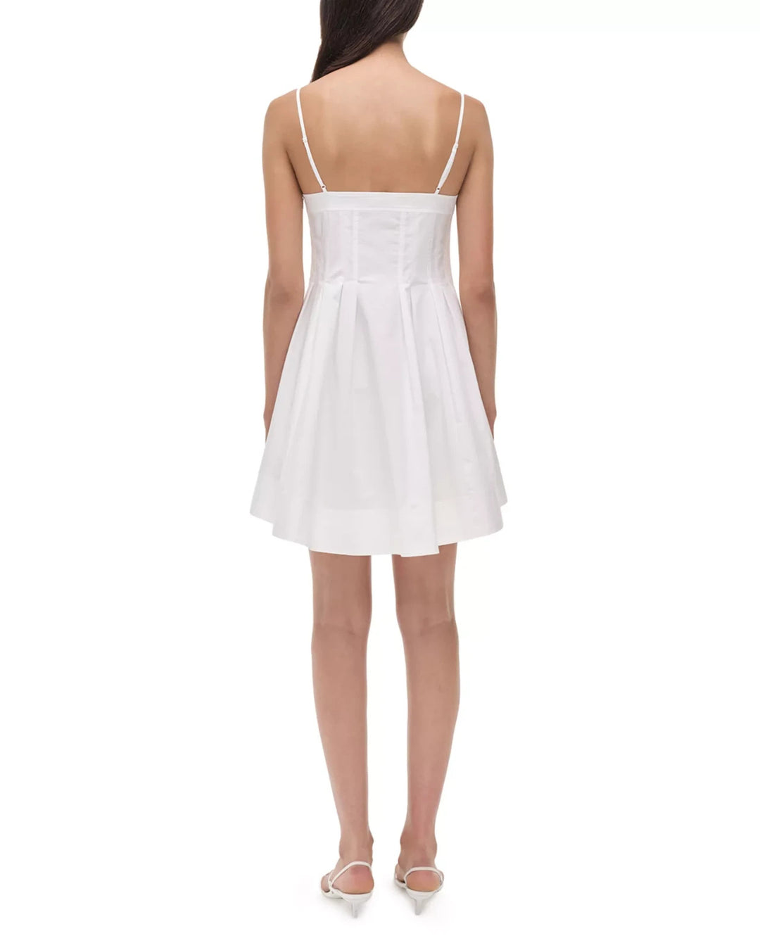 SIMKHAI Kitt Sleeveless Cotton Poplin Mini Dress MSRP $395