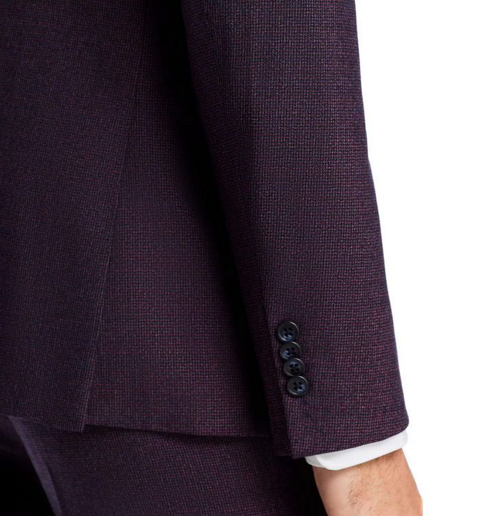 John Varvatos Star USA Micro Houndstooth Suit Jacket MSRP $498