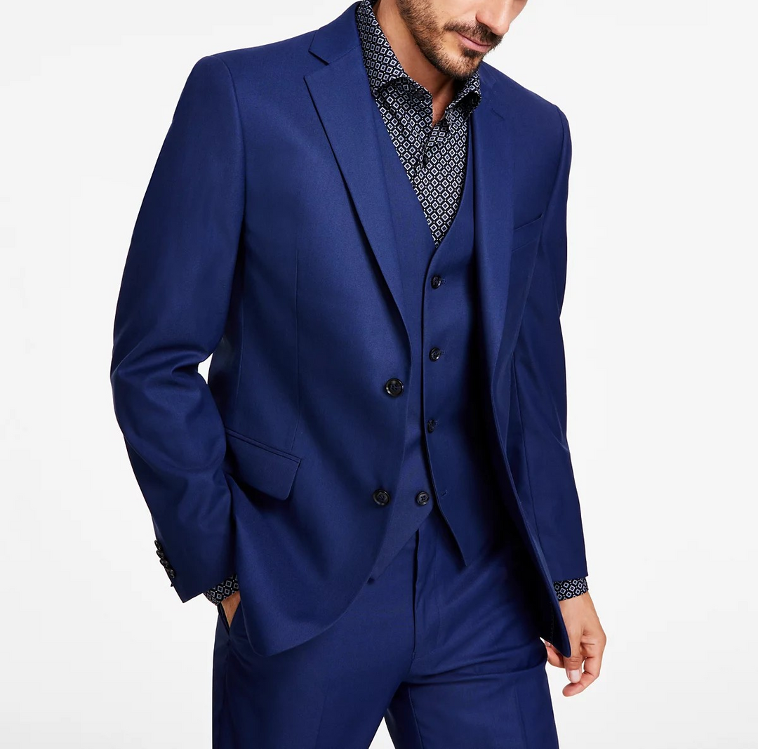 Alfani Men's Slim-Fit Stretch Solid Suit Jacket MSRP $360